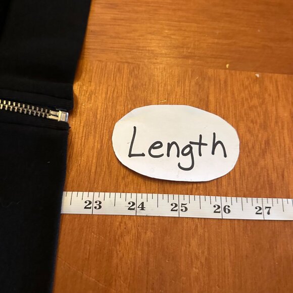 BCBG Max Azria Y2K Black Velvet Hoodie Jacket W/ Rhinestone Logo XL - Picture 6 of 6